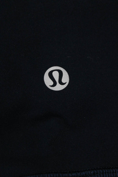 Lululemon Womens Capri Leggings Blue Nylon Pull On Size 4