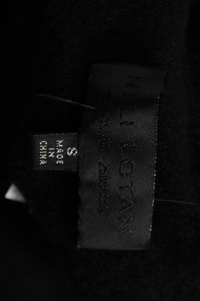Nili Lotan Womens Black Cashmere Drawstring Sweatpants Size S