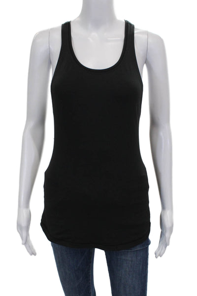 Lululemon Women Basic Sleeveless Tank Black Nylon Scoop Neck Size 4