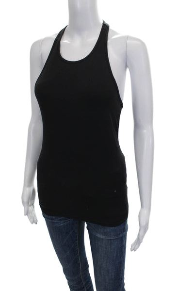 Splits 59 Women Basic Scoop Neck Tank Black Size S