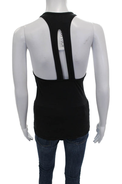 Splits 59 Women Basic Scoop Neck Tank Black Size S