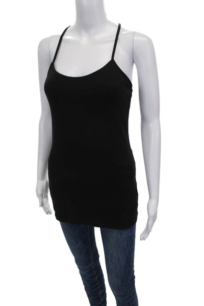 Lululemon Women Black Polyester Scoop Neck Camisole Sleeveless Size 6