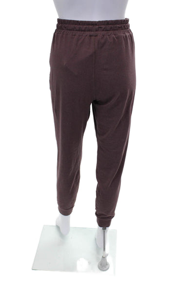 Vuori Womens Jogger Pants Brown Drawstring 89% Recycled Polyester Size M