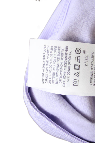 RLX Ralph Lauren Womens Purple Mock Neck Zip Pullover Long Sleeve Size XS