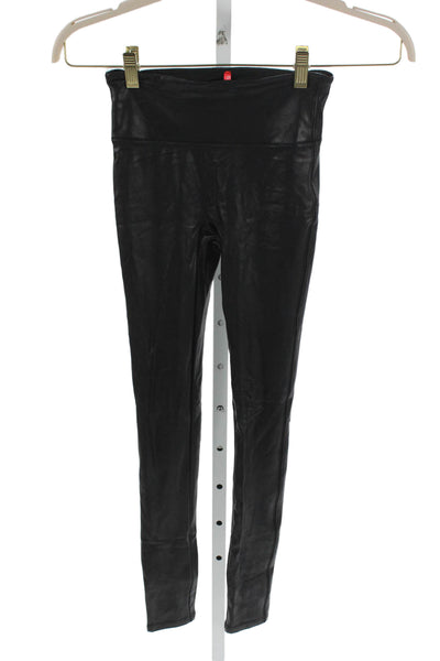 Spanx by Sara Blakely Women Black Nylon Leggings Size XS