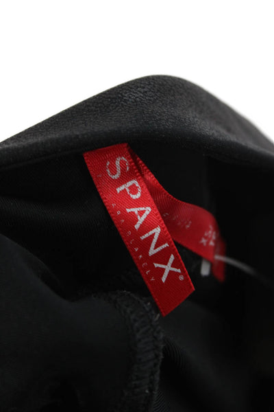 Spanx Womens Black Nylon Leggings Size XS