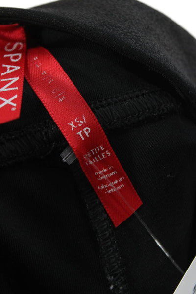 Spanx Womens Black Nylon Leggings Size XS