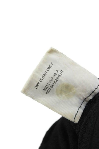 Velvet Women Black Viscose V-Neck Sleeveless Solid Top Size PP