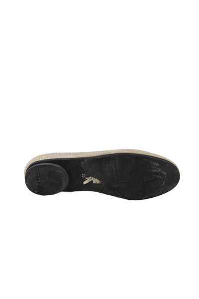 Thierry Rabotin Womens Lizard Print Slide On Ballet Flats Beige Size 36 6