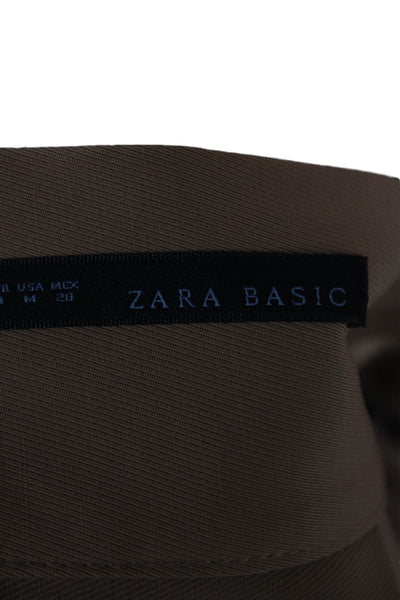 Zara Basic Womens Colorblock A-Line Skirt Polyester Multicolor Size M