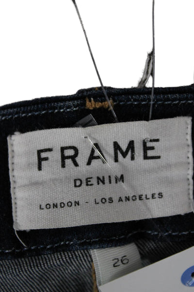 Frame Women Jeans Low Rise Denim Blue Size 26