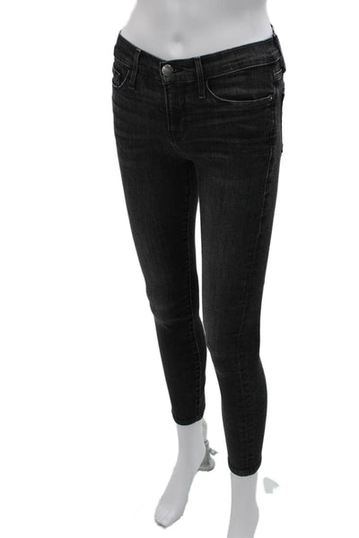 Frame Womens Jeans Gray Low Rise Denim Size 26