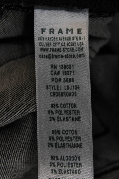 Frame Womens Jeans Gray Low Rise Denim Size 26