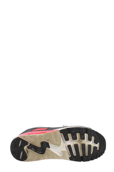 Nike Mens Air Max Slip On Sneakers Shoes Gray Red Size 10.5