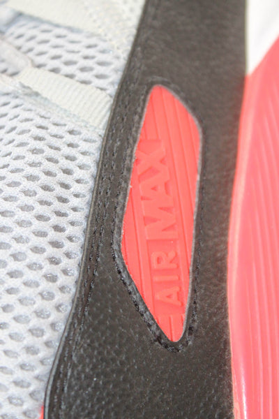 Nike Mens Air Max Slip On Sneakers Shoes Gray Red Size 10.5