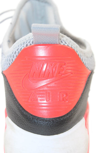 Nike Mens Air Max Slip On Sneakers Shoes Gray Red Size 10.5