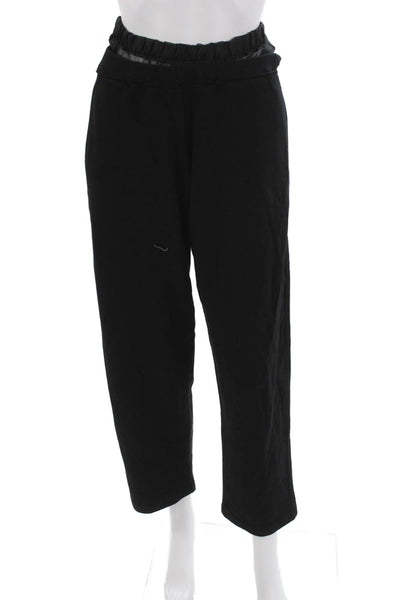 Eight Womens Black Cotton Pants Size XS