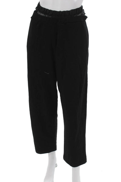 Eight Womens Black Cotton Pants Size XS