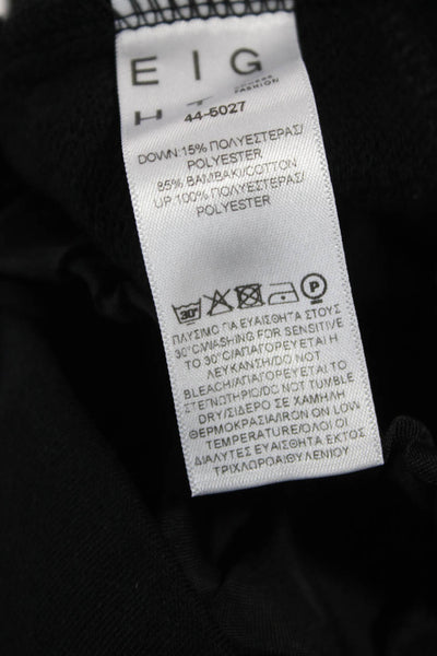 Eight Womens Black Cotton Pants Size XS