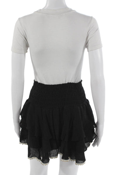 T Bags Los Angeles Womens Mini Skirt Black 65% Tencel 35% Rayon Size M