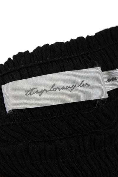 T Bags Los Angeles Womens Mini Skirt Black 65% Tencel 35% Rayon Size M