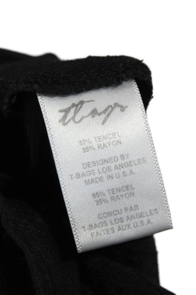 T Bags Los Angeles Womens Mini Skirt Black 65% Tencel 35% Rayon Size M