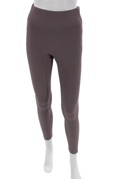 All Access Womens Leggings Purple Nylon Solid Size S