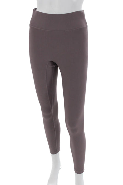 All Access Womens Leggings Purple Nylon Solid Size S