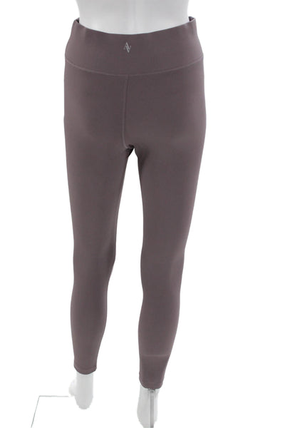 All Access Womens Leggings Purple Nylon Solid Size S