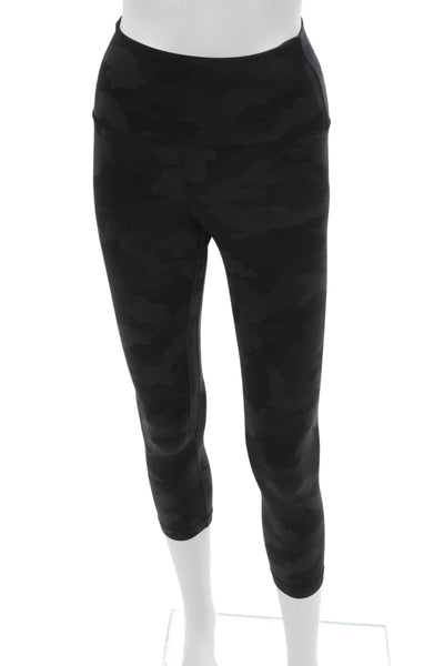 Lululemon Womens Black Camouflage Nylon Leggings Size XS