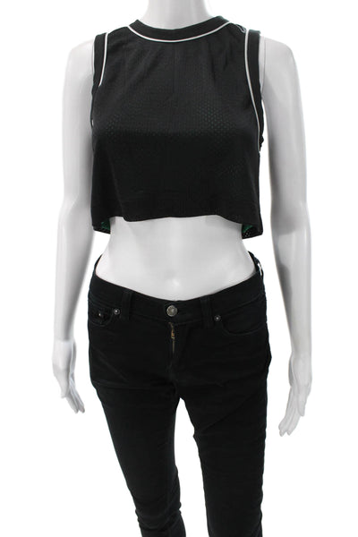 Lululemon Womens Black Sleeveless Tank Top Crew Neck Polyester Size XS
