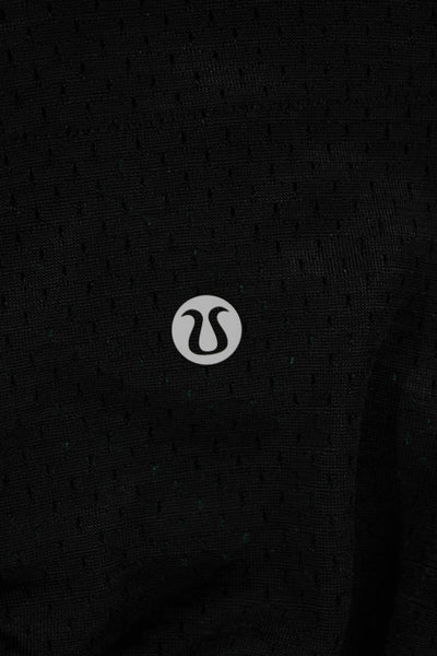Lululemon Womens Black Sleeveless Tank Top Crew Neck Polyester Size XS