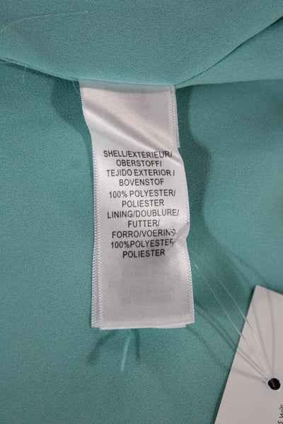 Adrianna Papell Womens Sleeveless Crewneck Knee Length Blue Dress Size 2