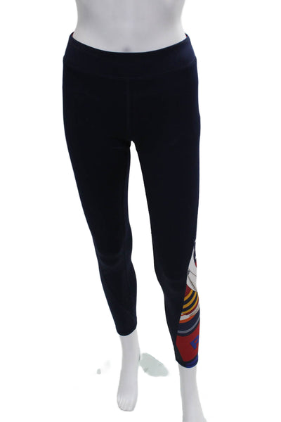 Polo Ralph Lauren Childrens Girls Leggings Navy Blue Red Size 16