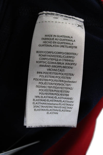 Polo Ralph Lauren Childrens Girls Leggings Navy Blue Red Size 16