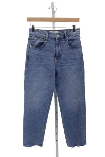 Slvrlake Womens High Rise Blue Denim Jeans Inseam 26 Size 27