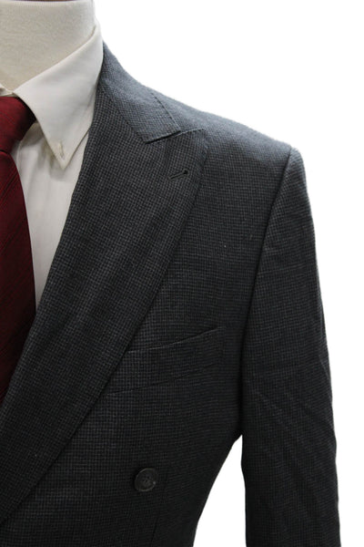 Indochino Mens Gray 100% Wool Blazer Size 42