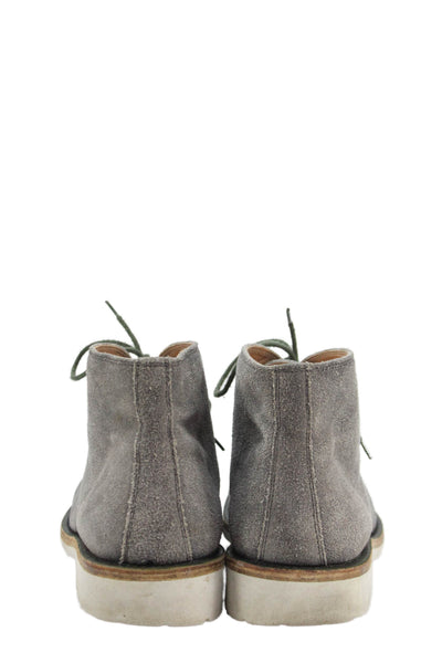 Ugg Collection Mens Suede Lace Up Ankle Boots Grey Size 9