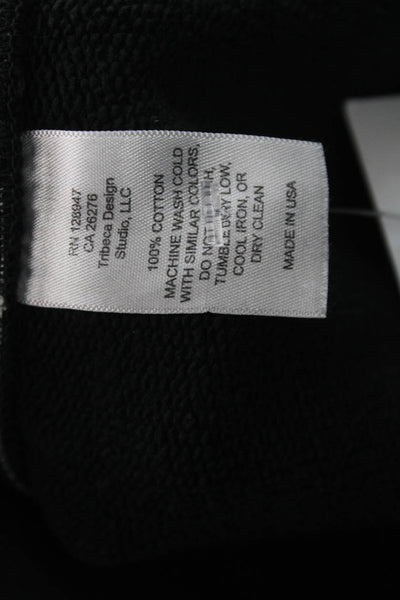 Nili Lotan Women Black Cotton Sweatpants Size S