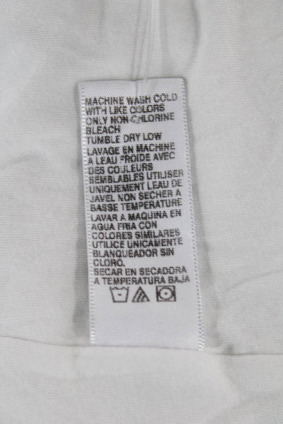 Standard James Perse Womens Scoop Neck Cotton Sleeveless Blouse White Size 1