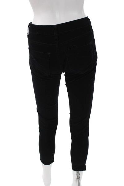 James Jeans Womens Black Cotton Pants Size 25