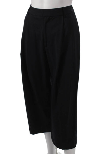 Nili Lotan Womens Black Wool Pants Size 6