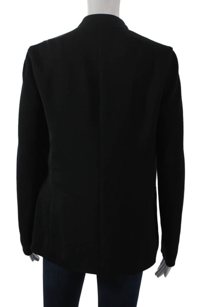 Vince Womens Black Polyester Button Jacket Size 4