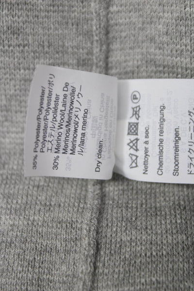 J Crew Womens Gray Cotton V Neck Cardigan Long Sleeve Solid Size S