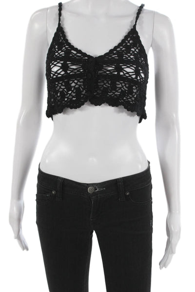 Anna Kosturova Womens Cotton Crop Top Size XS