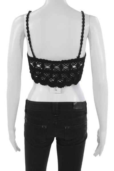 Anna Kosturova Womens Cotton Crop Top Size XS