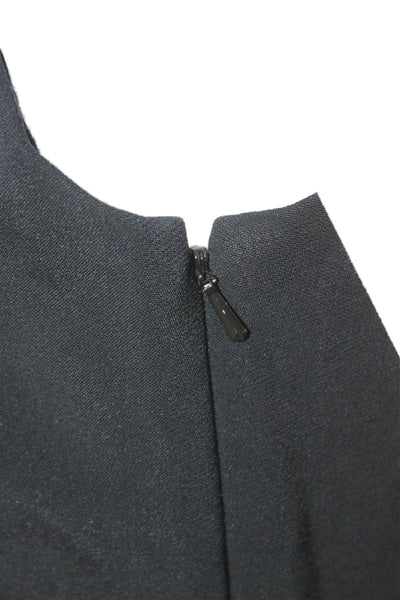 Cushnie Et Ochs Women V-Neck Sleeveless Mini Dress Solid Viscose Blend Size 4