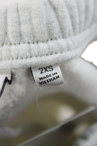 Aritzia Womens Gray Drawstring Sweatpants Cotton Blend Size 2XS