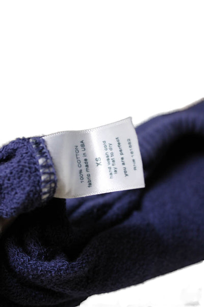 Perfect White Tee Womens Blue Cotton Sweatpants Size XS