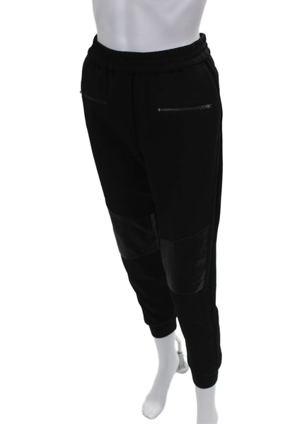 The Kooples Womens Black Jogger Pants Pull On Polyester Elastane Size 38